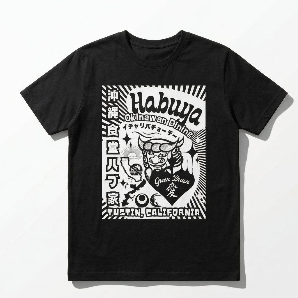 Okinawa Graphic T-Shirt – Japanese Culture Streetwear Tee | Habuya
