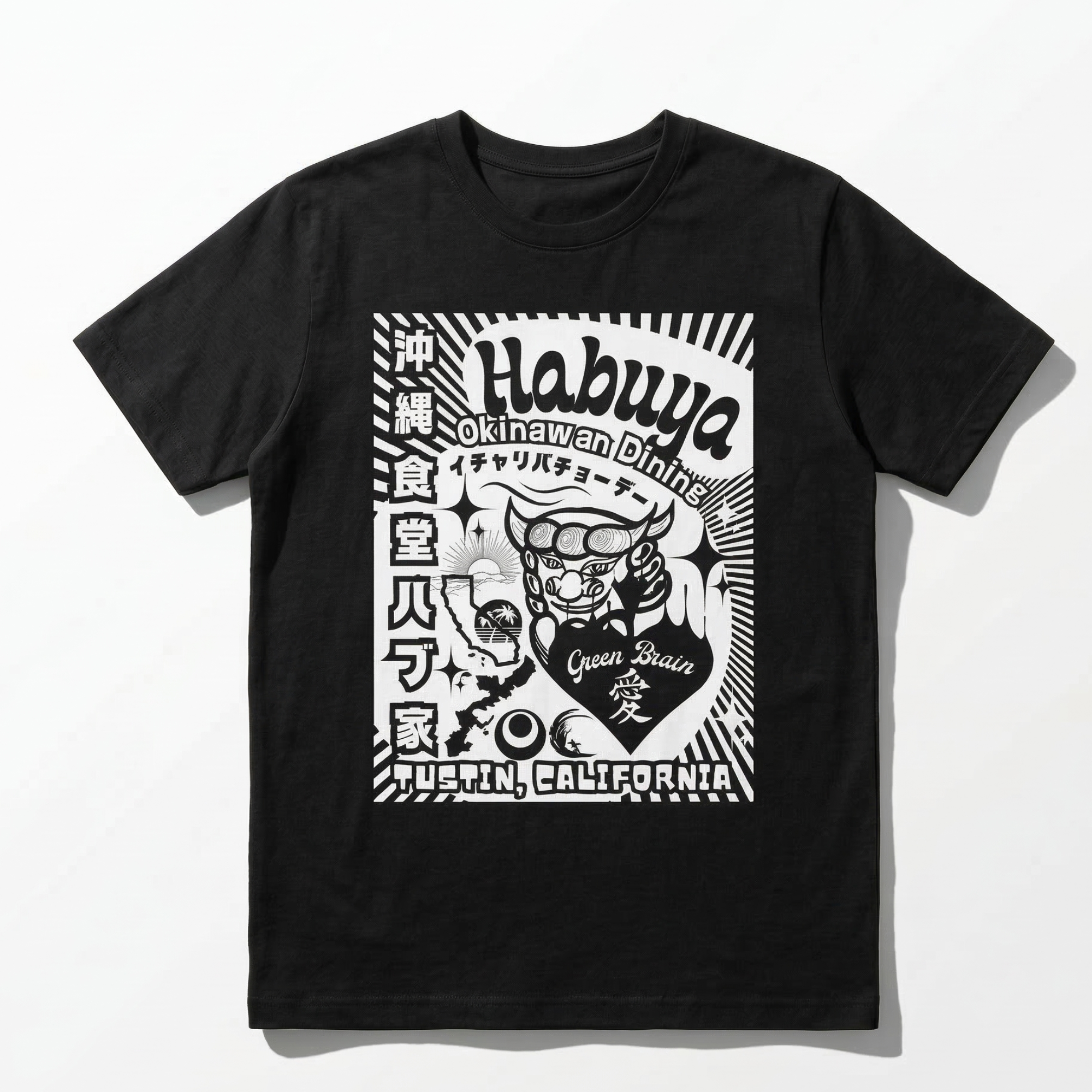 Okinawa Graphic T-Shirt – Japanese Culture Streetwear Tee | Habuya