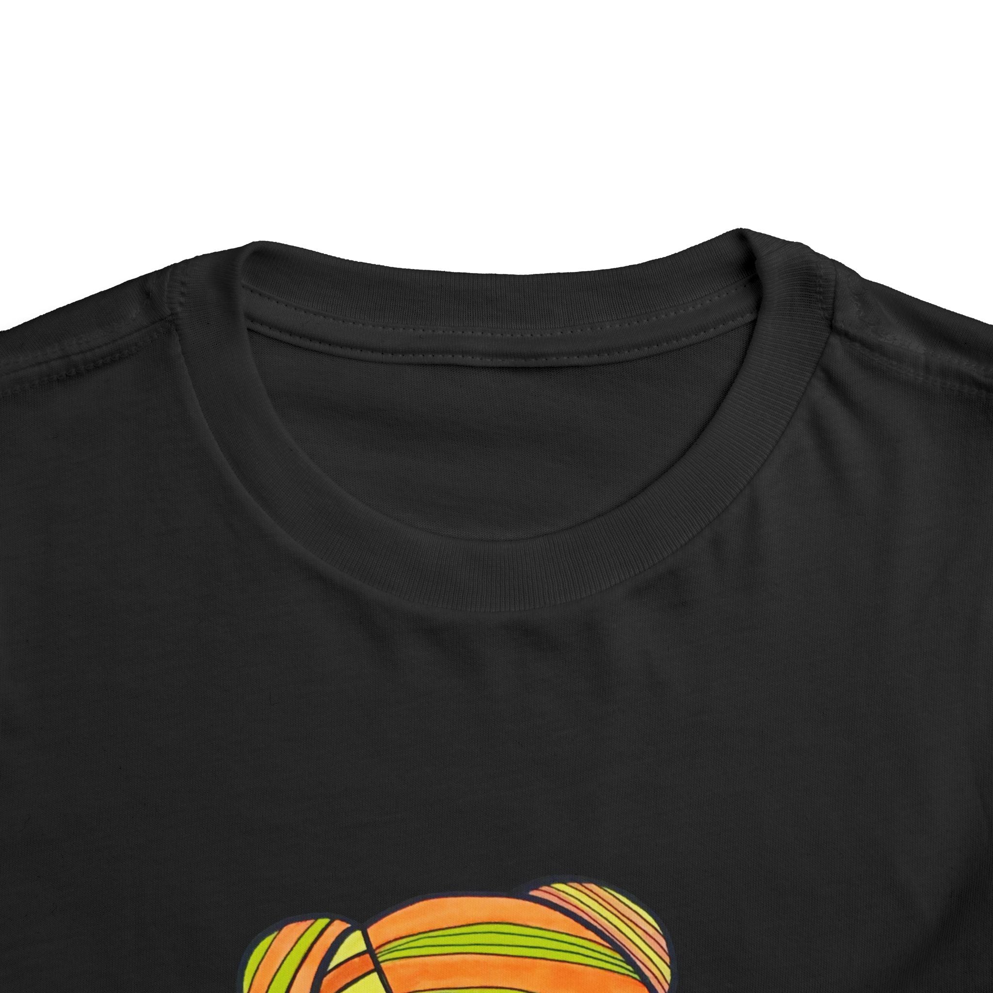 Toddler Tee — Cute Green Turban Baby Illustration