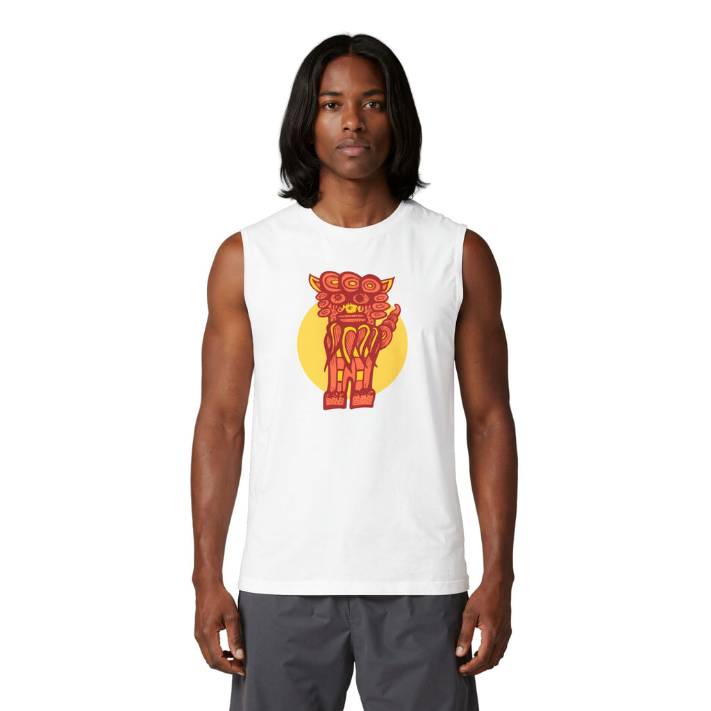 Japanese “Shisa” Tank Top — Okinawan Good luck  Muscle Tee