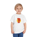 Okinawan Solar Shisa Toddler T-Shirt | Retro Pop Kid’s Streetwear