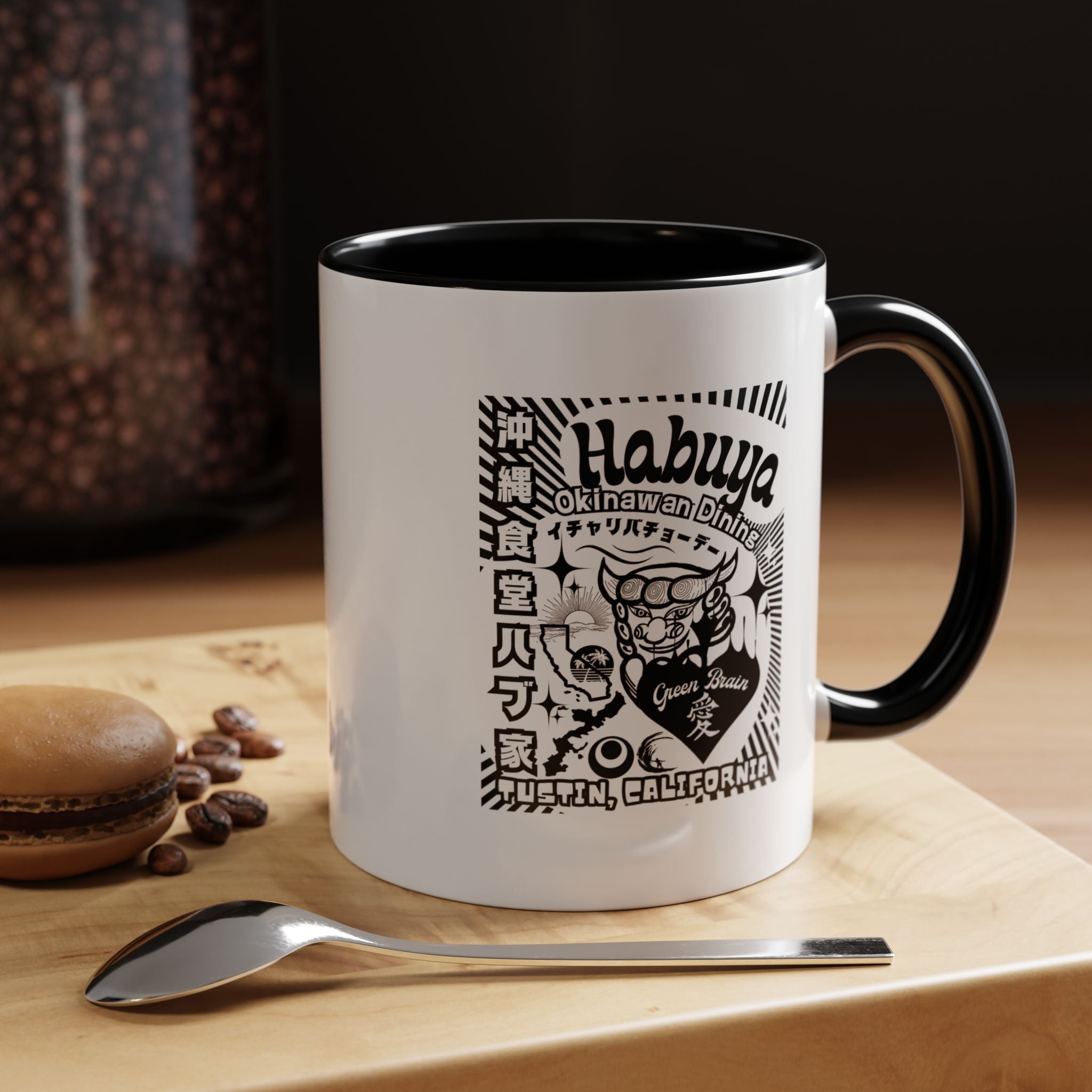 Retro Japanese Aesthetic Mug | Habuya Cali Love Edition