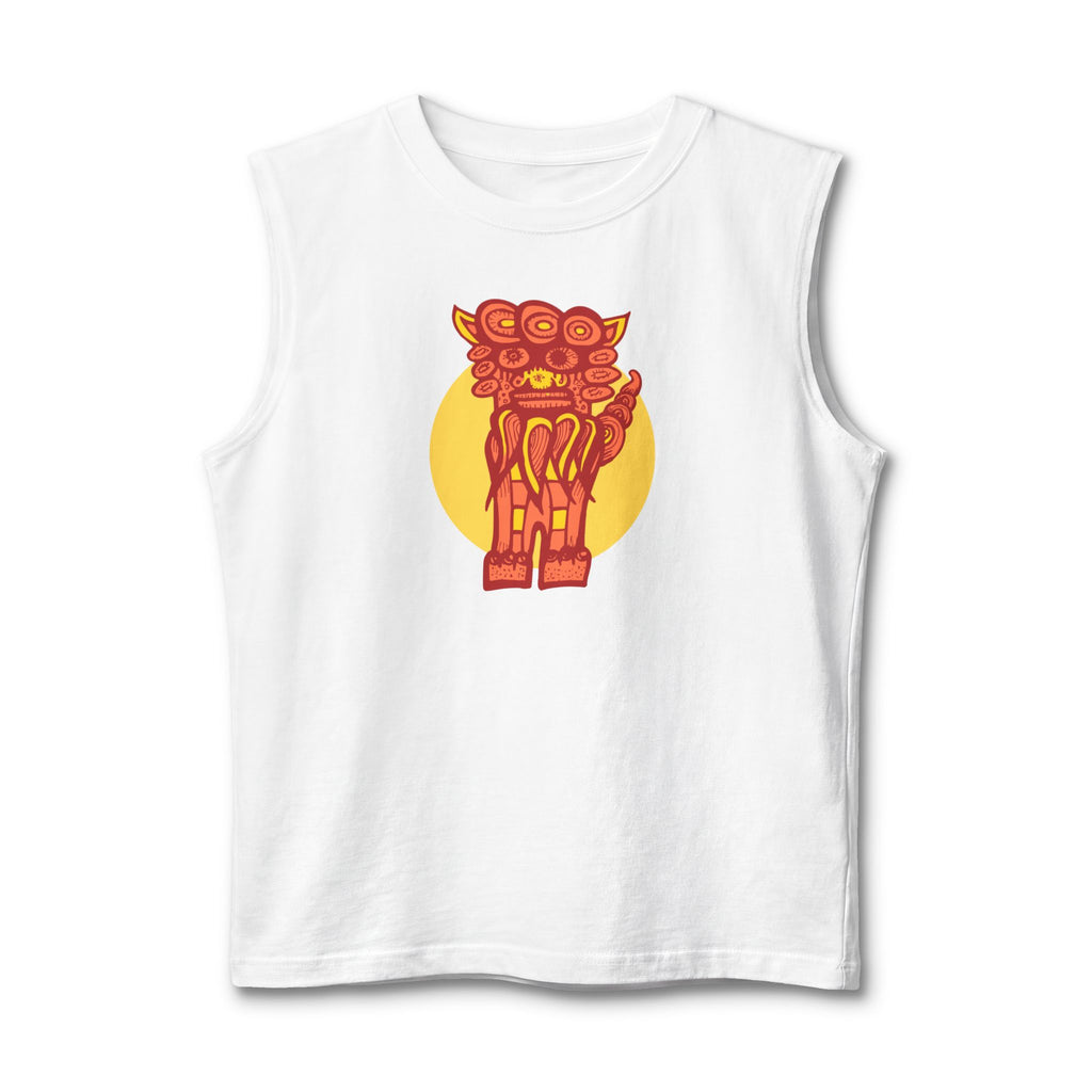 Japanese “Shisa” Tank Top — Okinawan Good luck  Muscle Tee