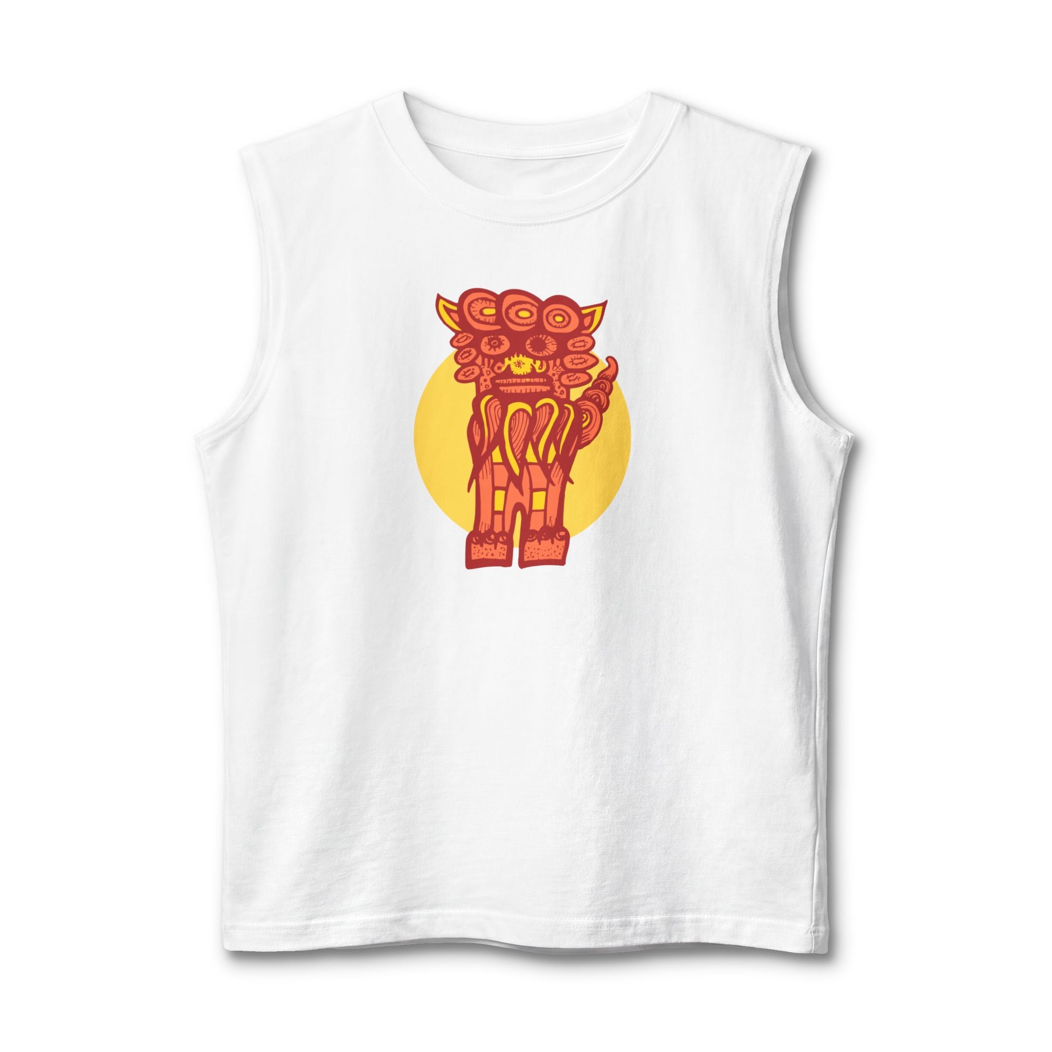 Japanese “Shisa” Tank Top — Okinawan Good luck  Muscle Tee
