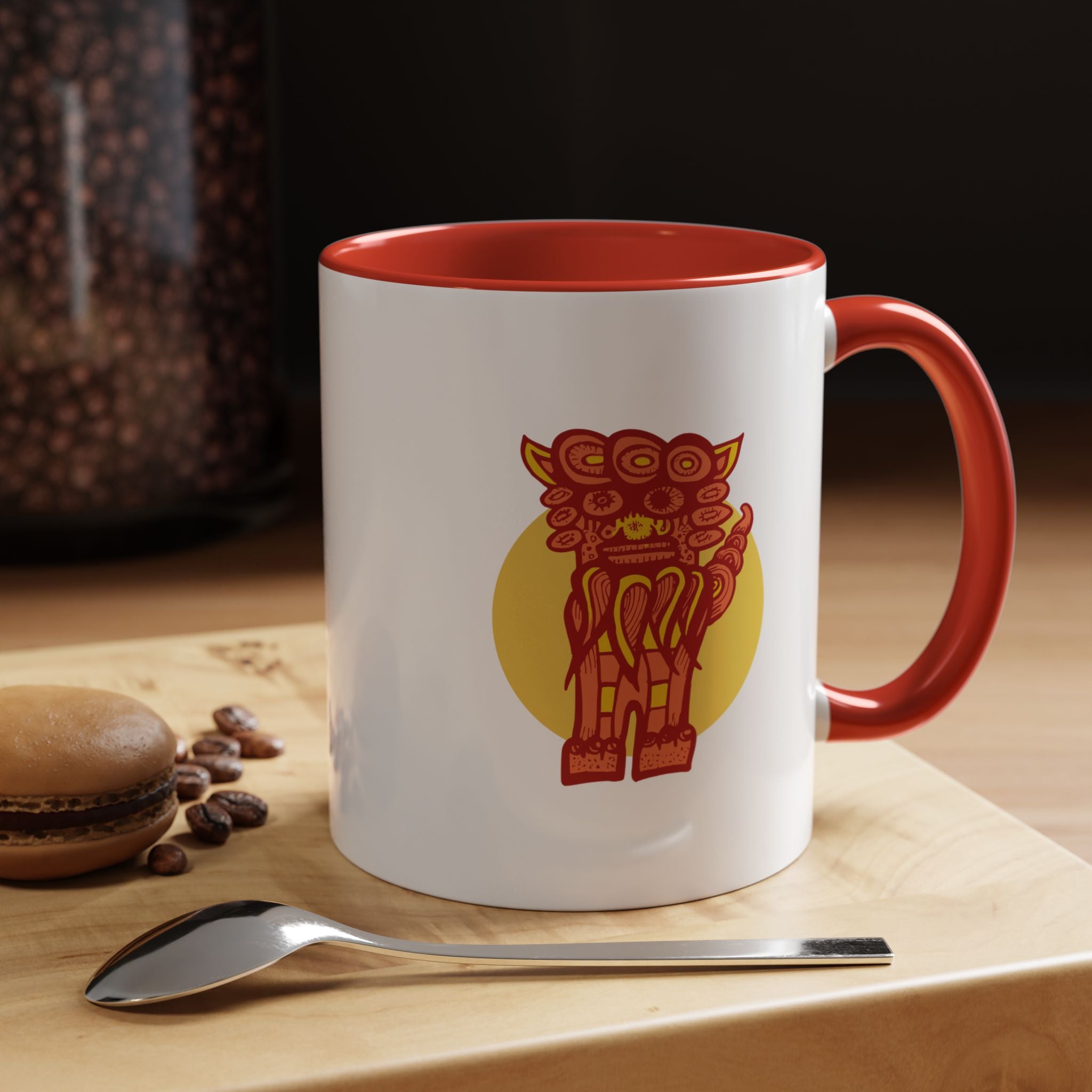 Japanese Shisa Mug – Okinawa Guardian Coffee Cup for Japan Lovers