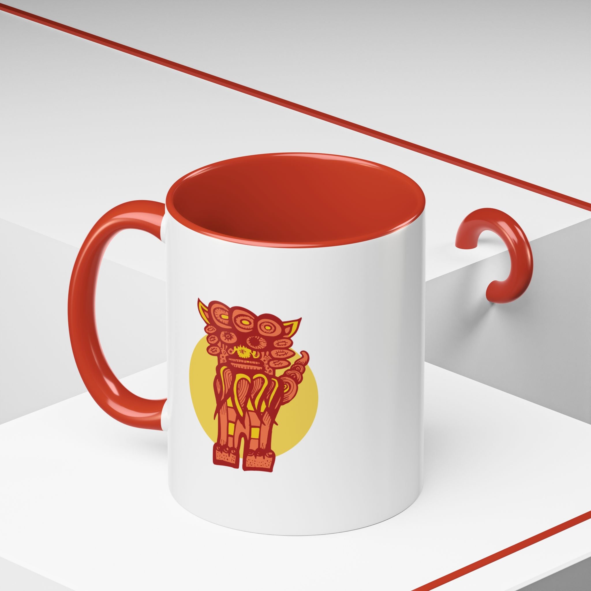 Japanese Shisa Mug – Okinawa Guardian Coffee Cup for Japan Lovers
