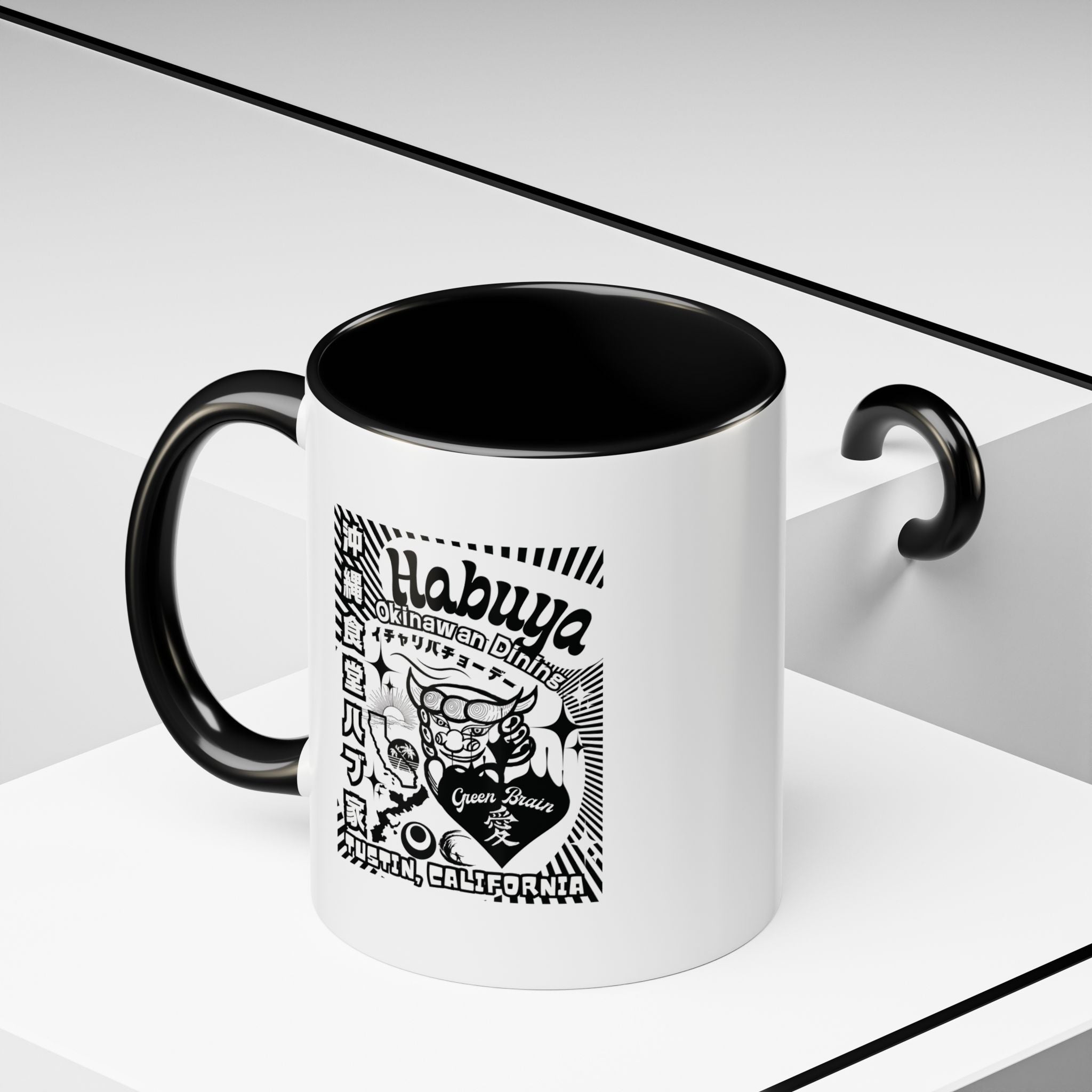 Retro Japanese Aesthetic Mug | Habuya Cali Love Edition