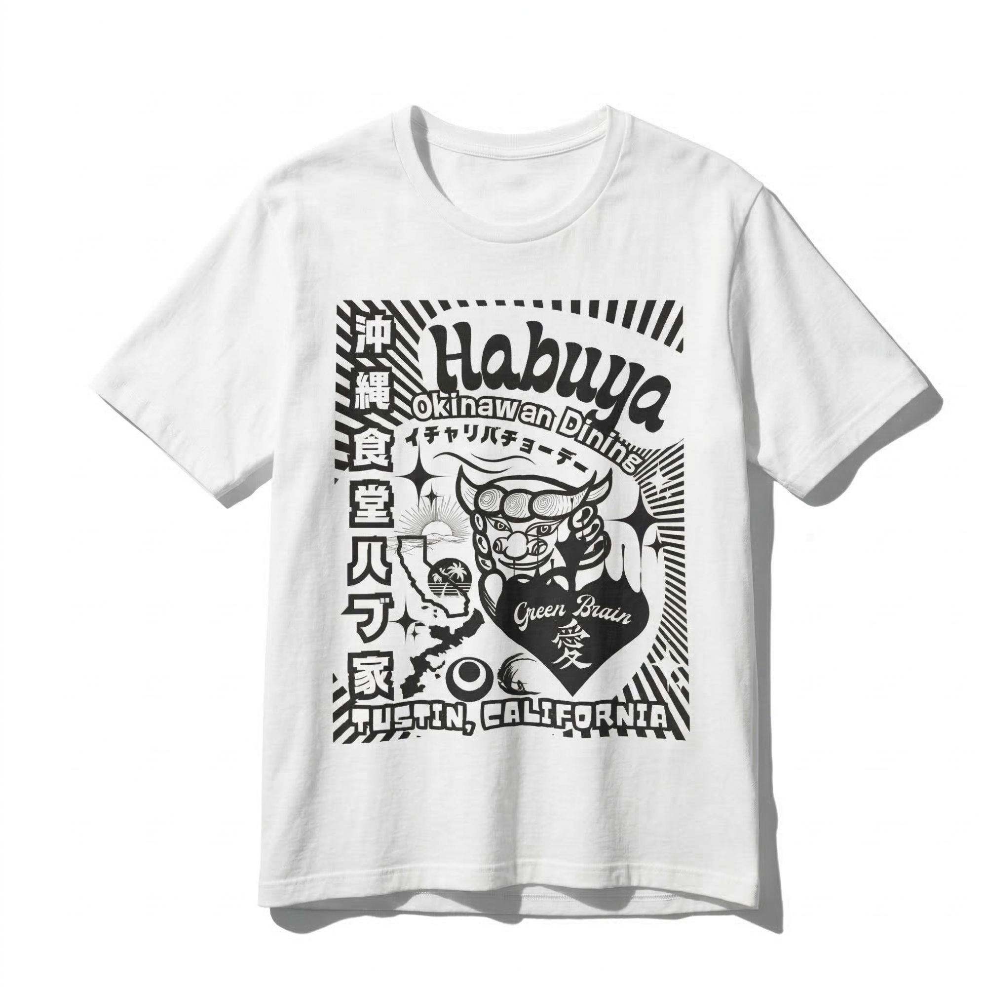 Okinawa Graphic T-Shirt – Japanese Culture Streetwear Tee | Habuya