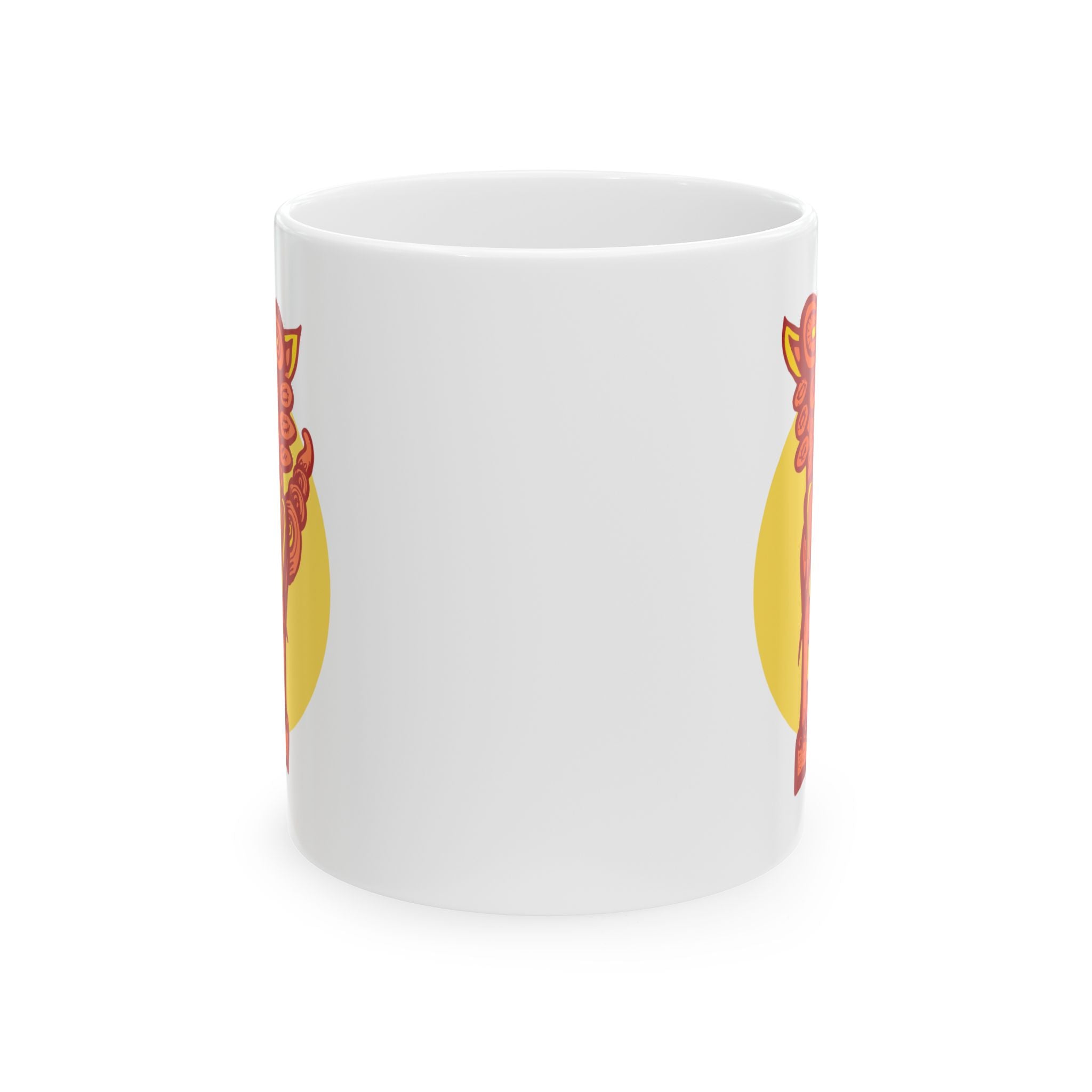 Japanese Shisa Mug – Okinawa Guardian Coffee Cup for Japan Lovers