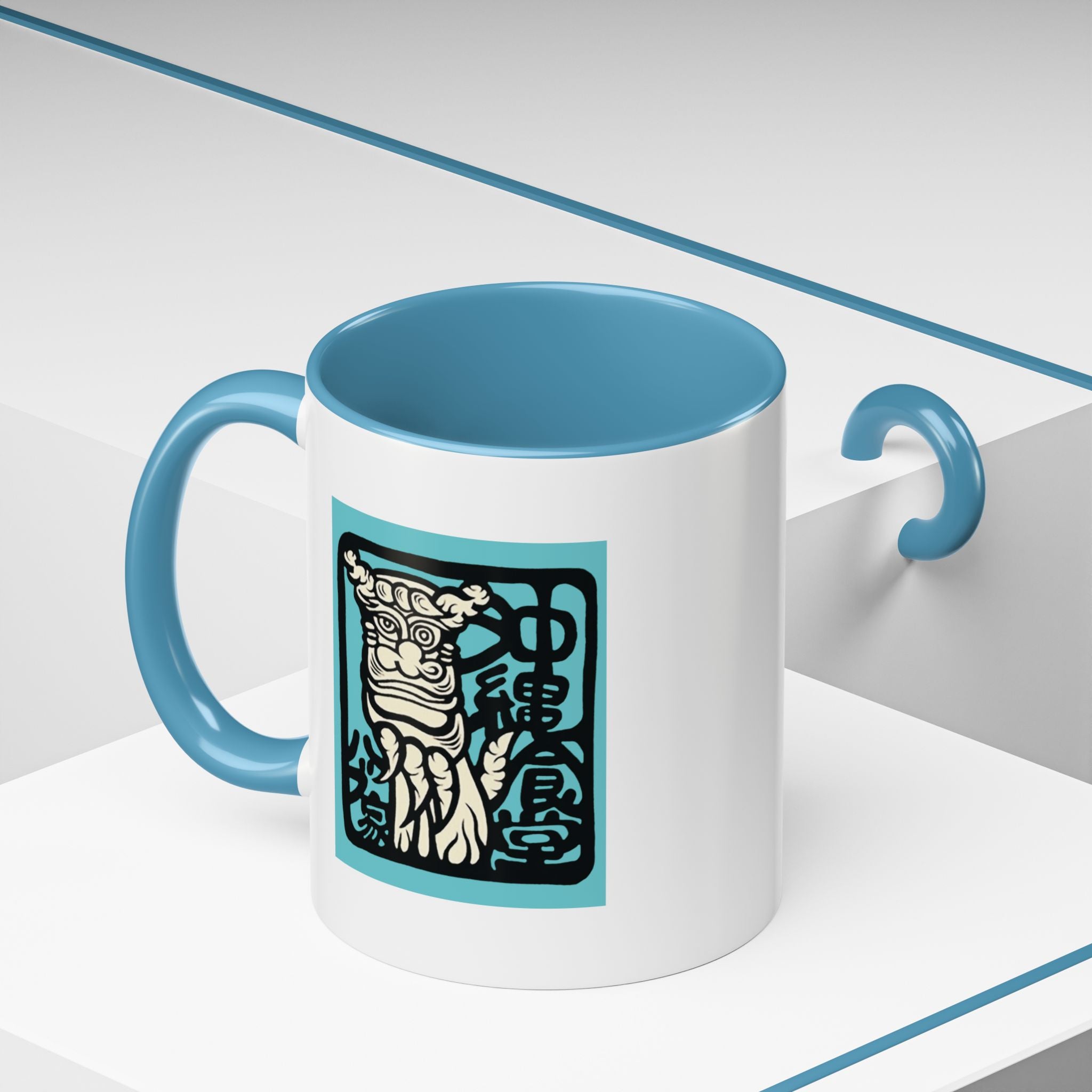 Okinawa Shisa Mug – Japanese Culture Coffee Cup Gift for Japan Lovers