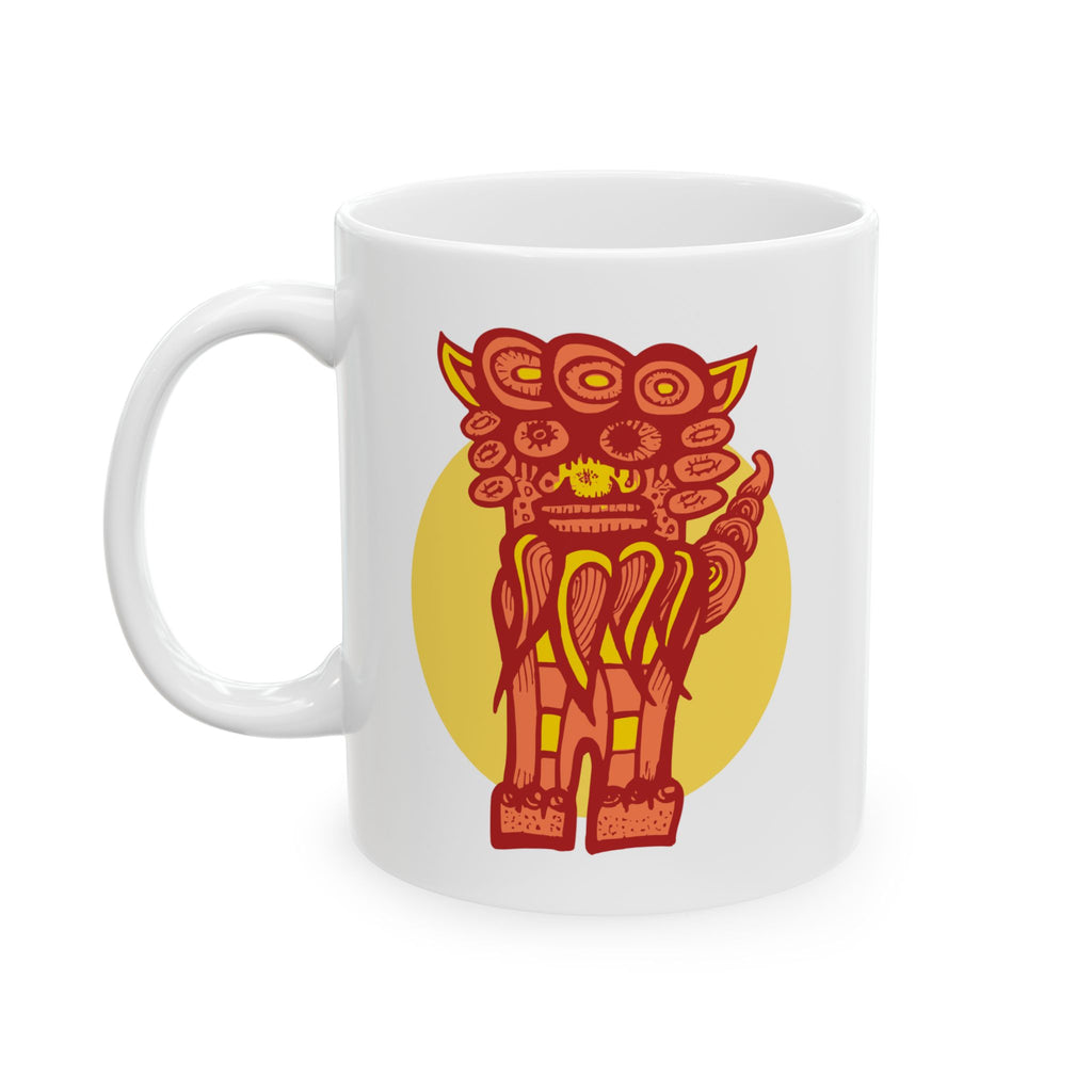 Japanese Shisa Mug – Okinawa Guardian Coffee Cup for Japan Lovers