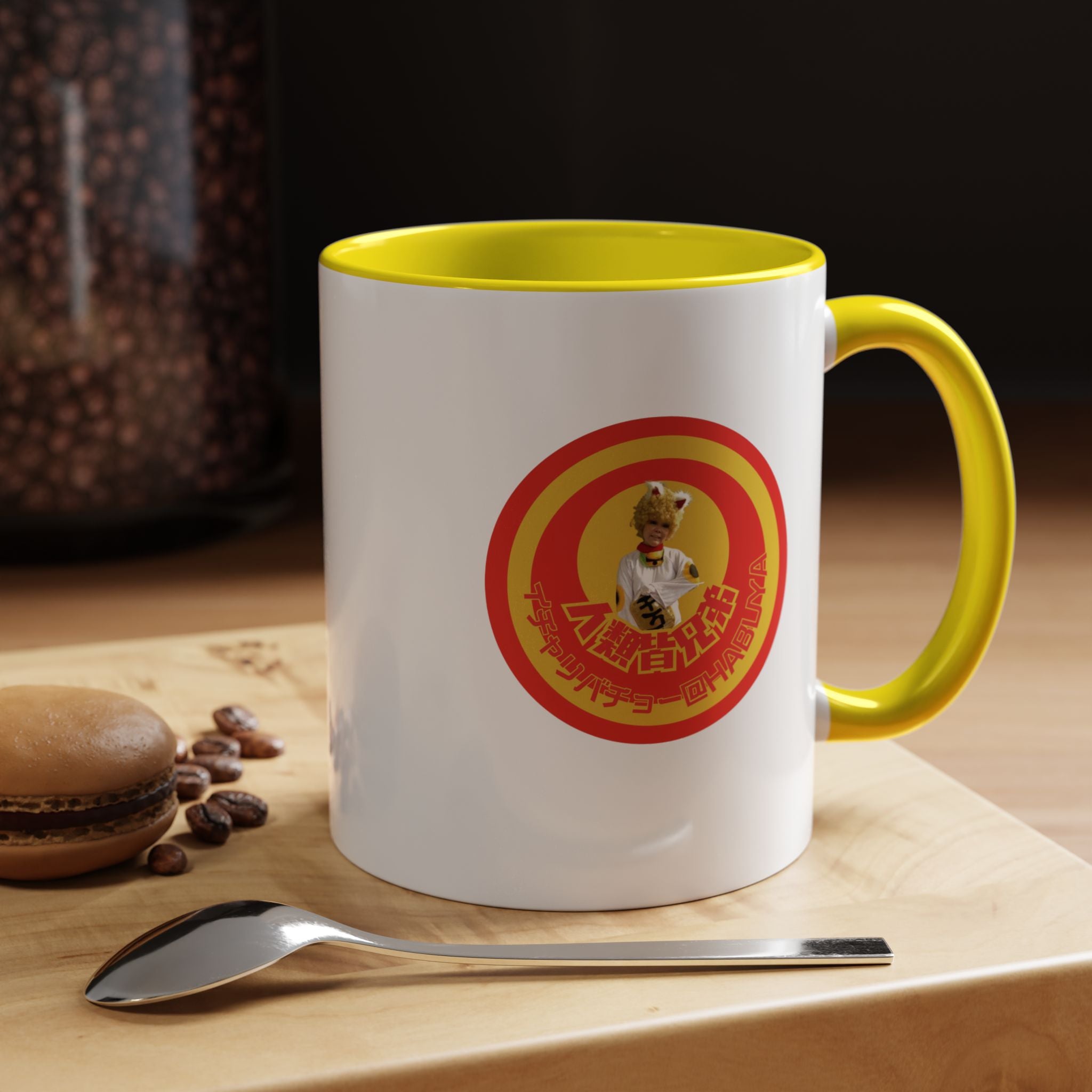 Retro Okinawa Shisa Mug – Japanese Aesthetic Coffee Cup
