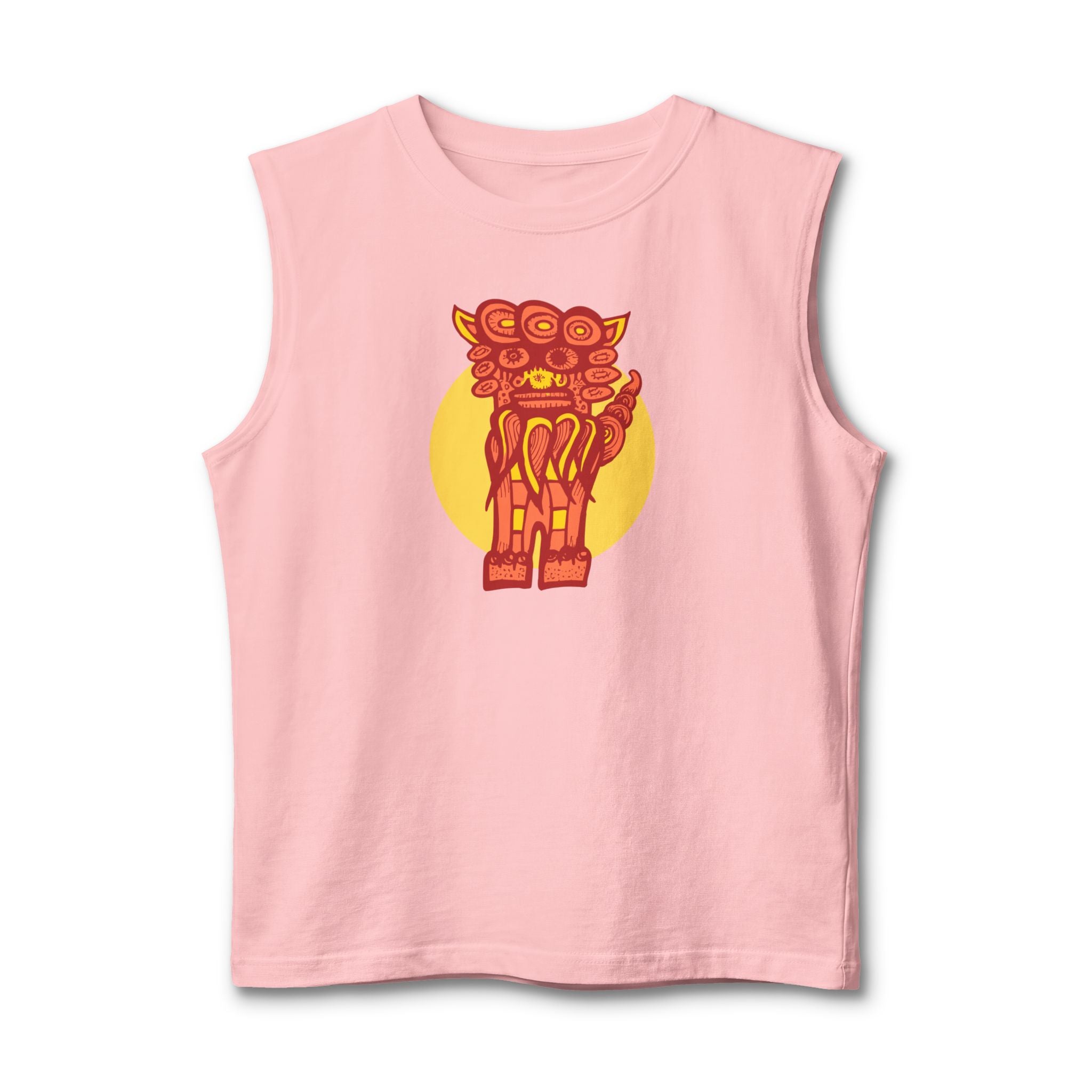 Japanese “Shisa” Tank Top — Okinawan Good luck  Muscle Tee