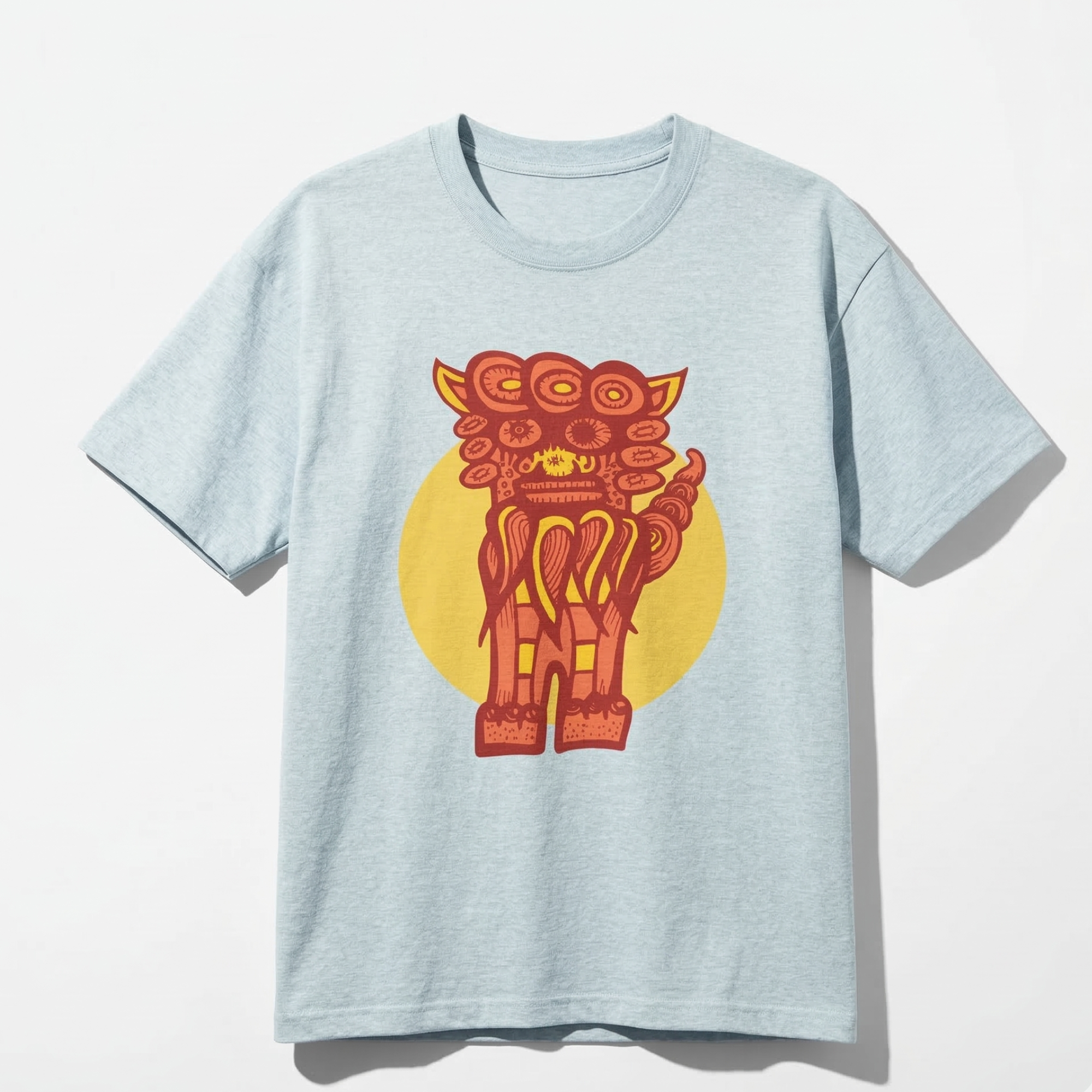 Japanese Shisa T-Shirt – Okinawan Pop Art Graphic Tee