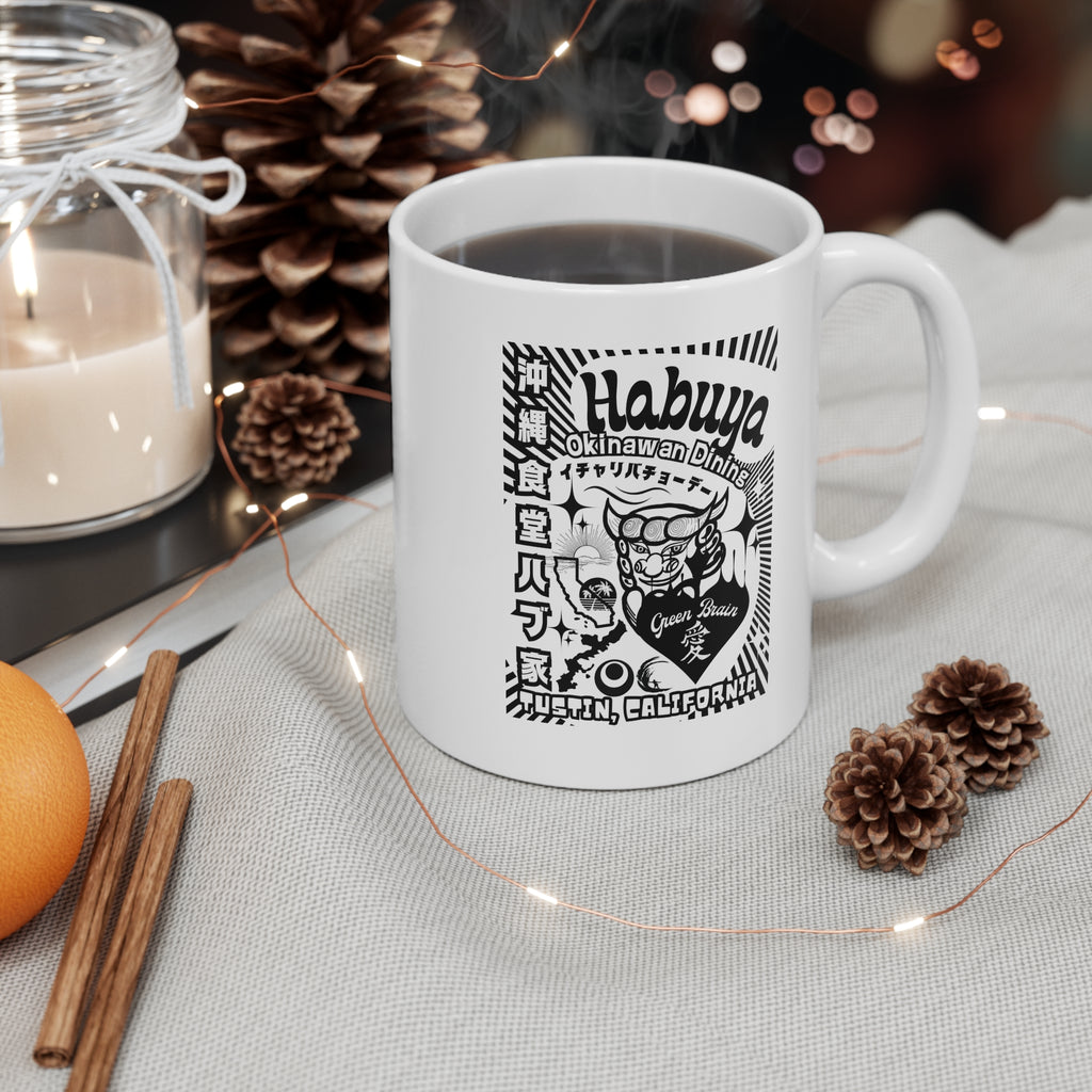 Retro Japanese Aesthetic Mug | Habuya Cali Love Edition