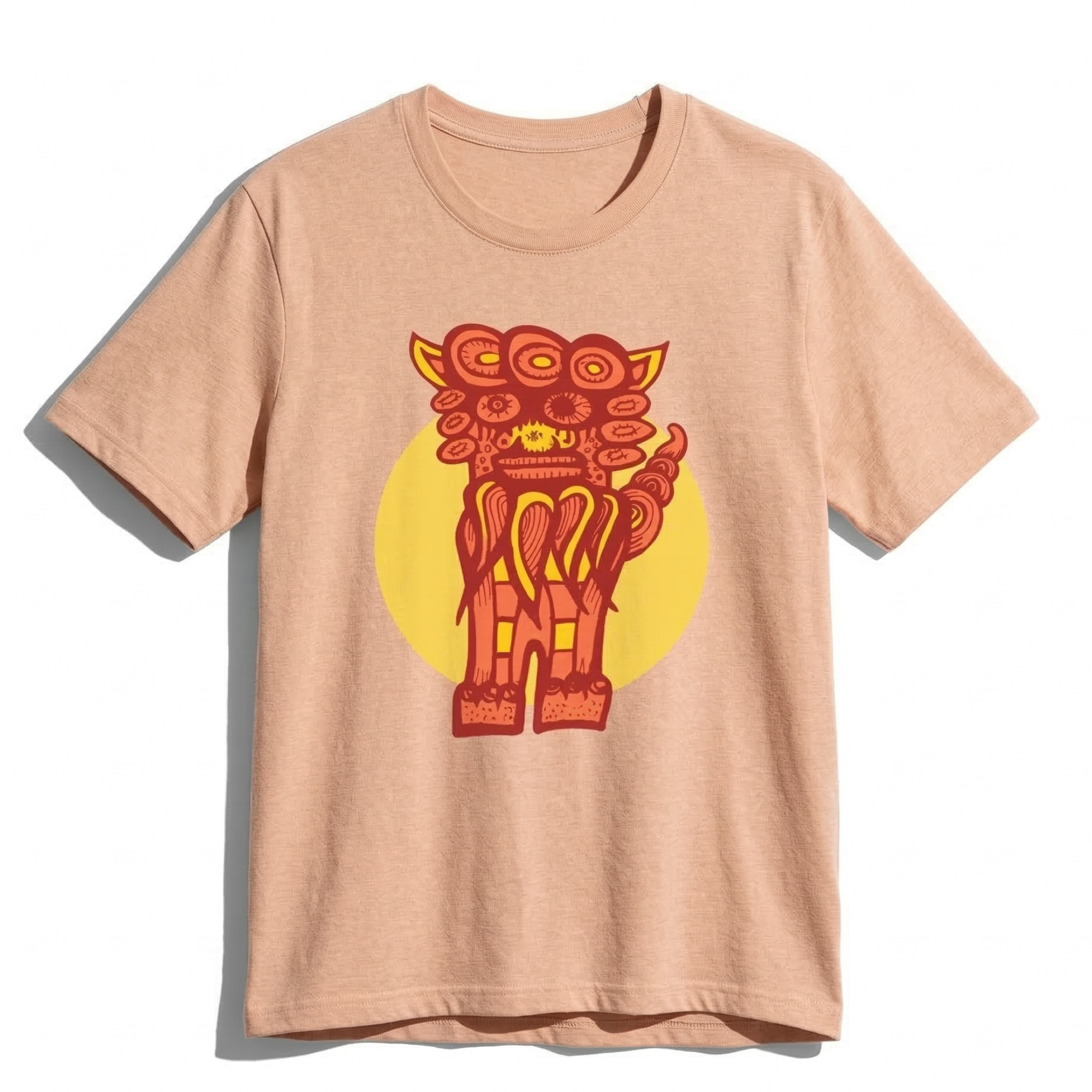 Japanese Shisa T-Shirt – Okinawan Pop Art Graphic Tee