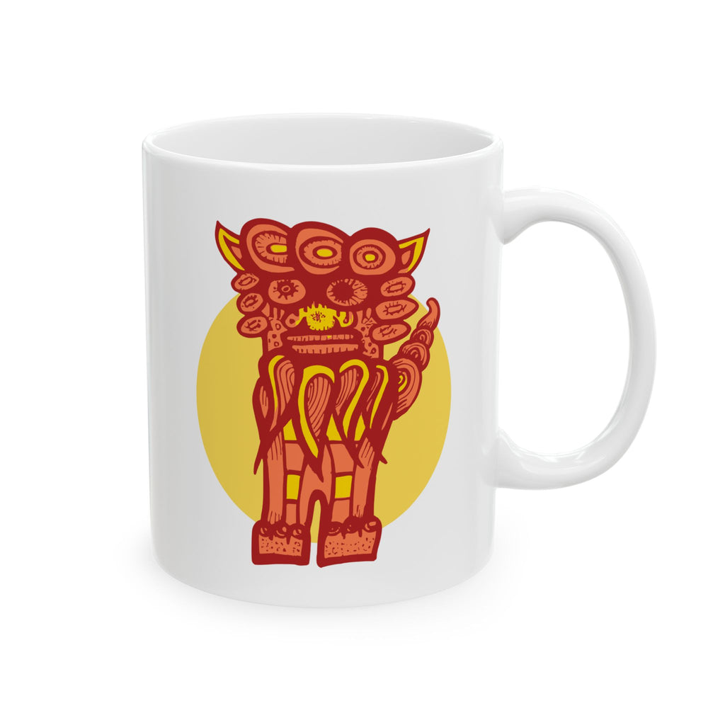 Japanese Shisa Mug – Okinawa Guardian Coffee Cup for Japan Lovers