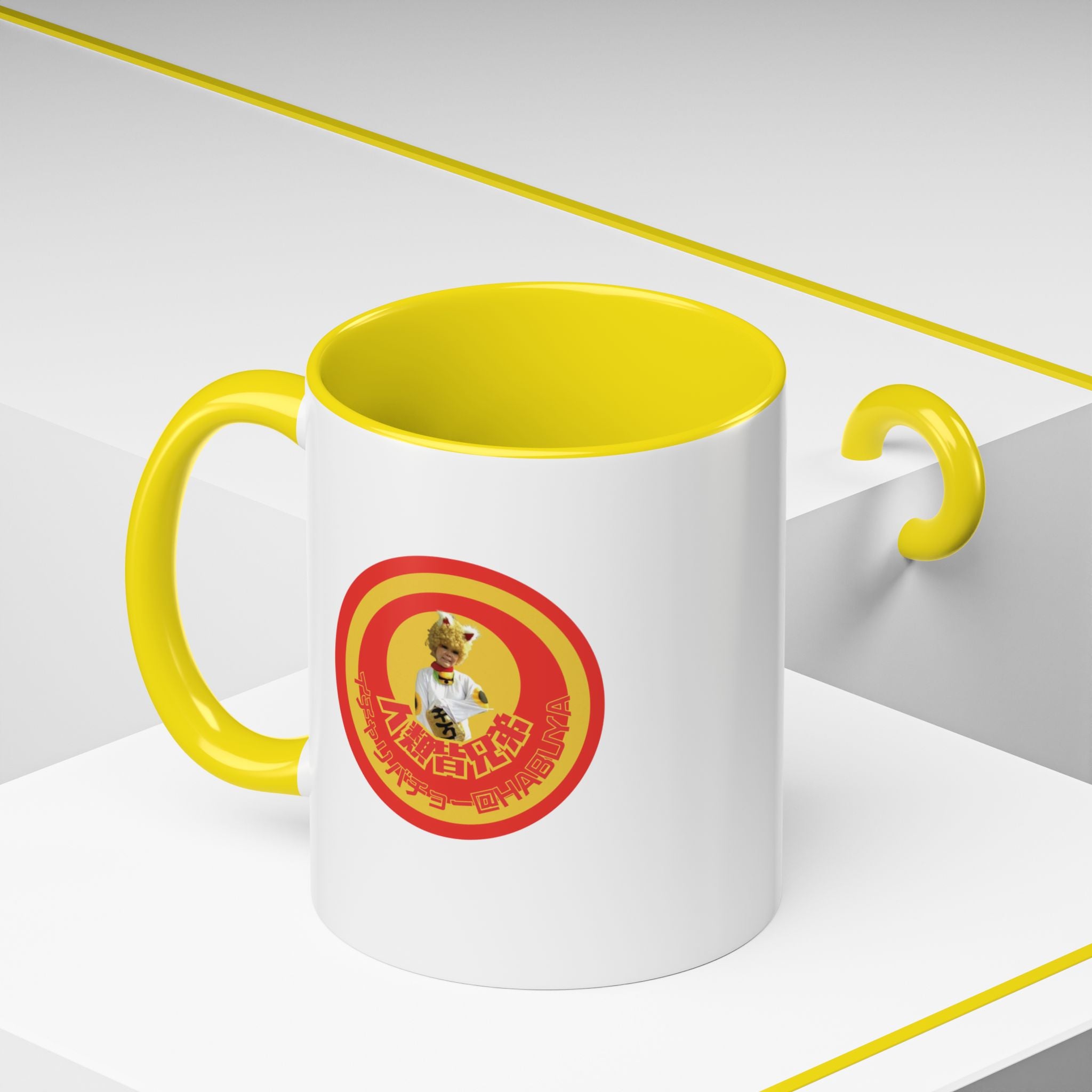 Retro Okinawa Shisa Mug – Japanese Aesthetic Coffee Cup