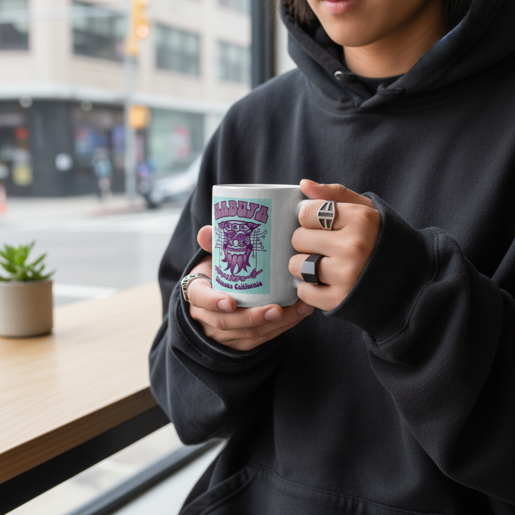 Okinawa Shisa Mug – Japanese Culture Mug | Habuya Studio