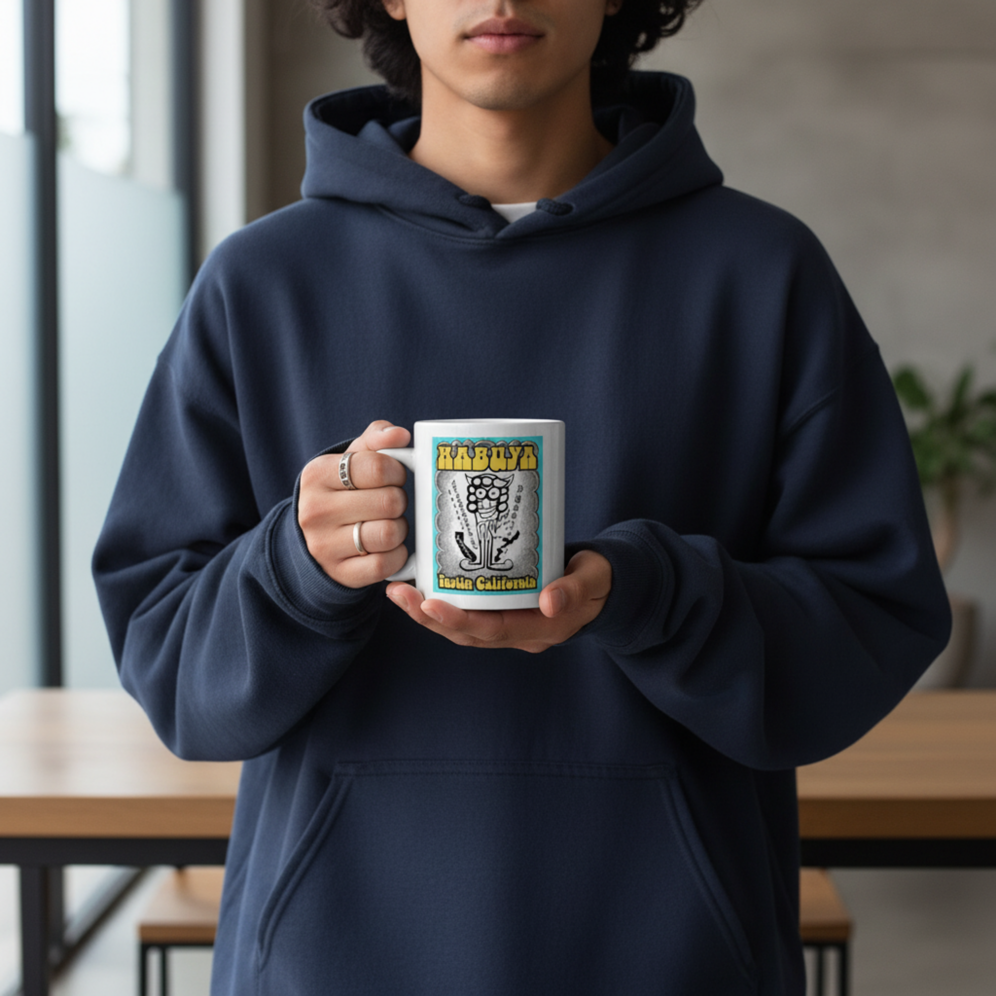 Vintage Okinawa Shisa Mug | Tustin California Souvenir Edition