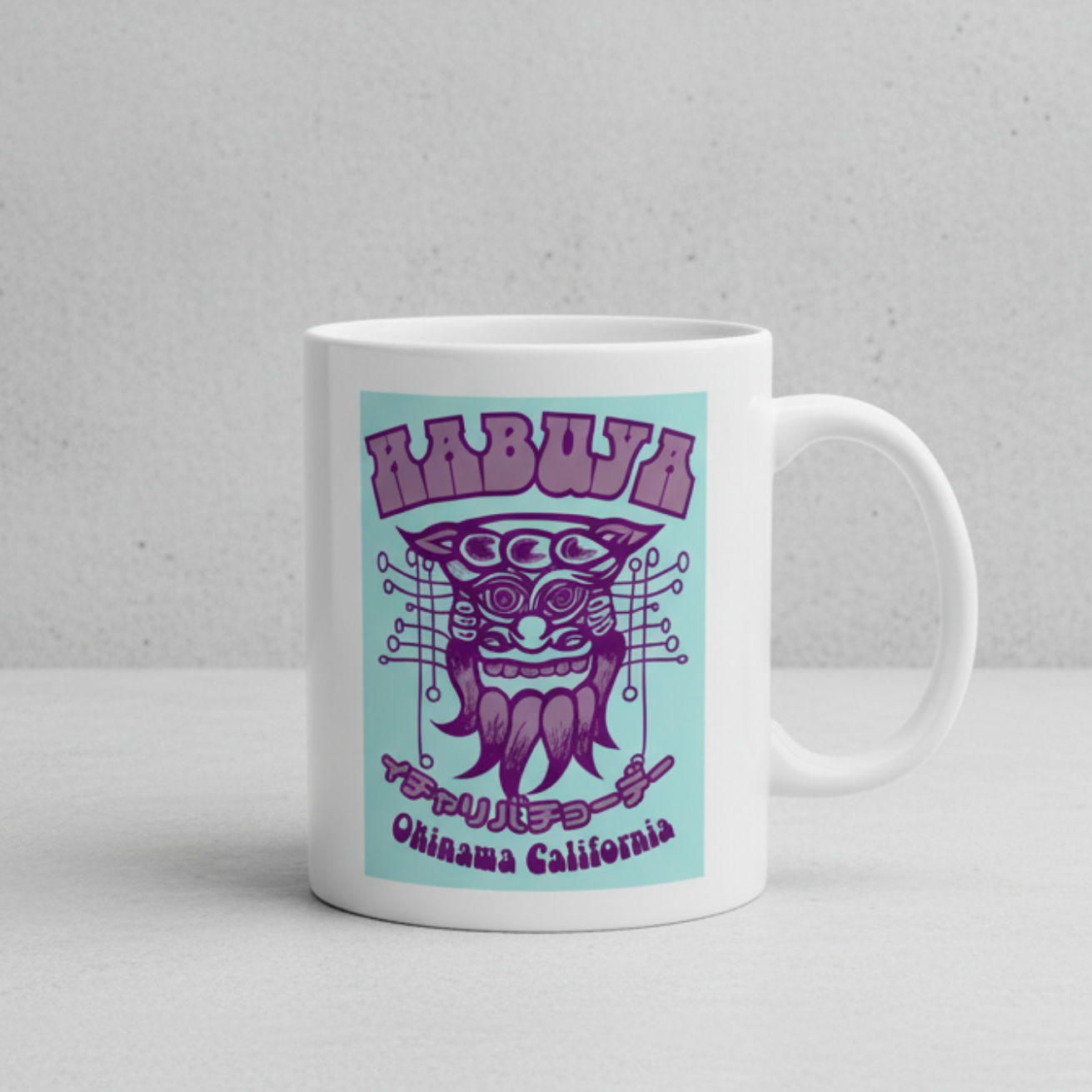 Okinawa Shisa Mug – Japanese Culture Mug | Habuya Cali