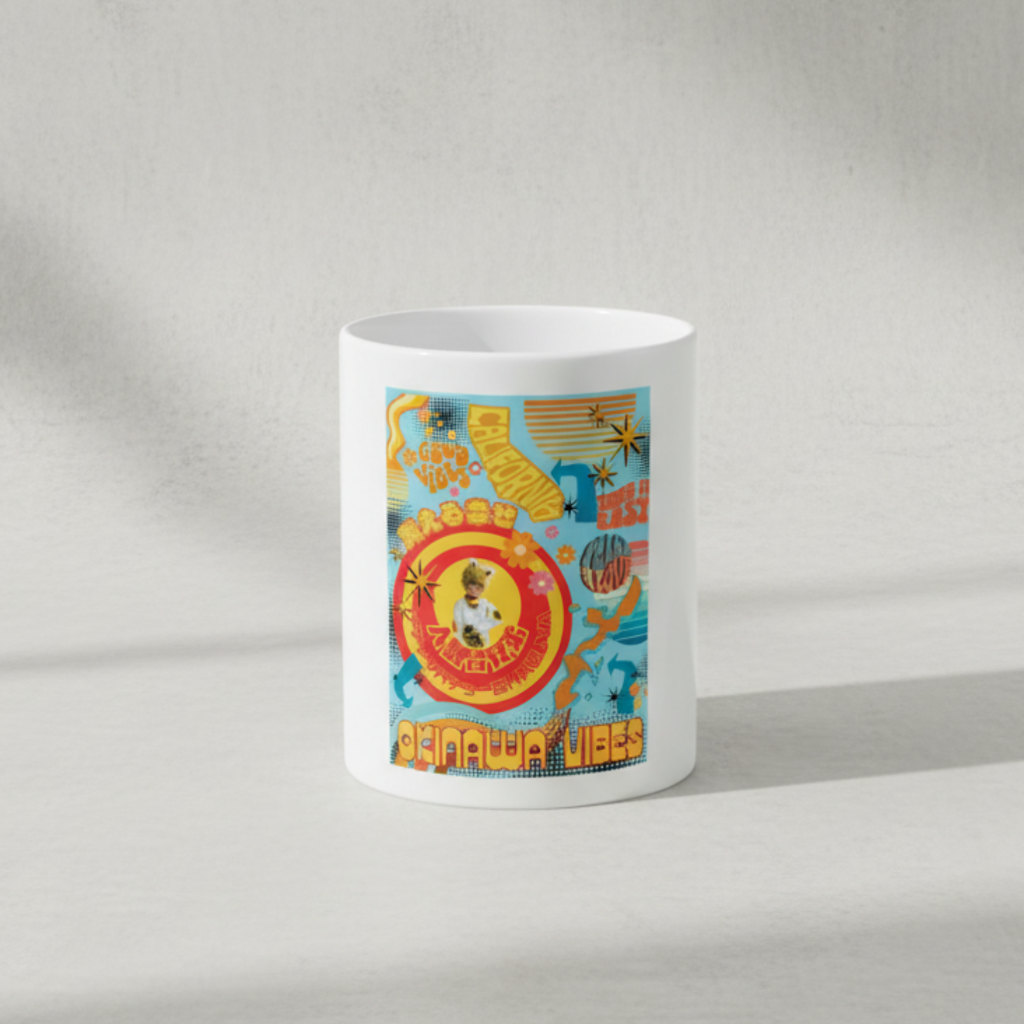 Okinawa Vibes Mug – Retro Japanese Aesthetic Coffee Cup | Okinawa Japan Mug