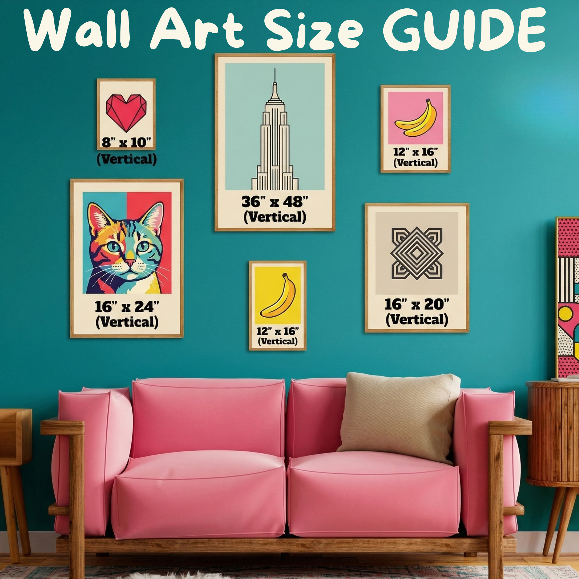 Japanese Shisa Wall Art – Blue Okinawan Aesthetic Canvas | Habuya
